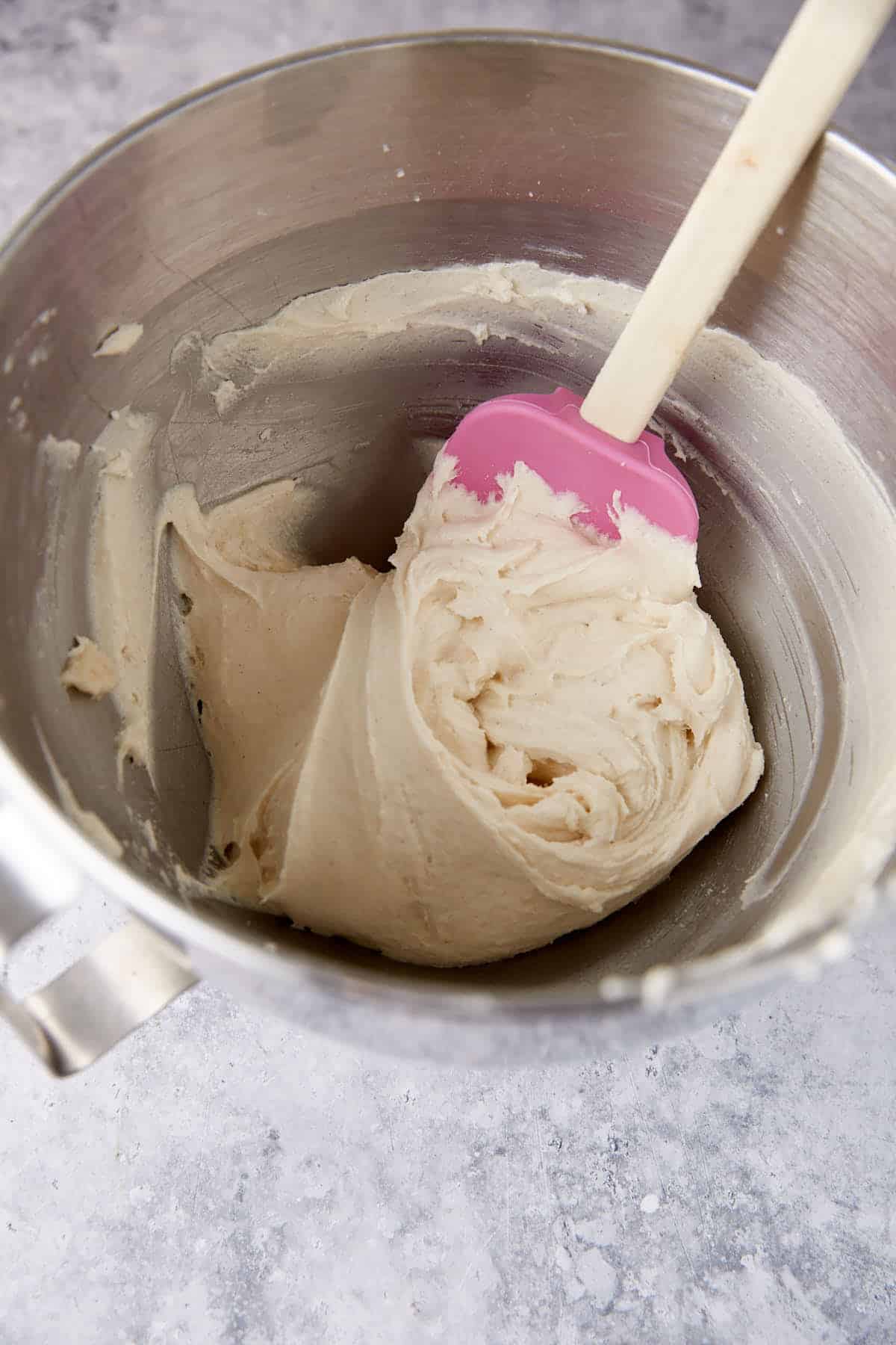Batter for a pudding cake.