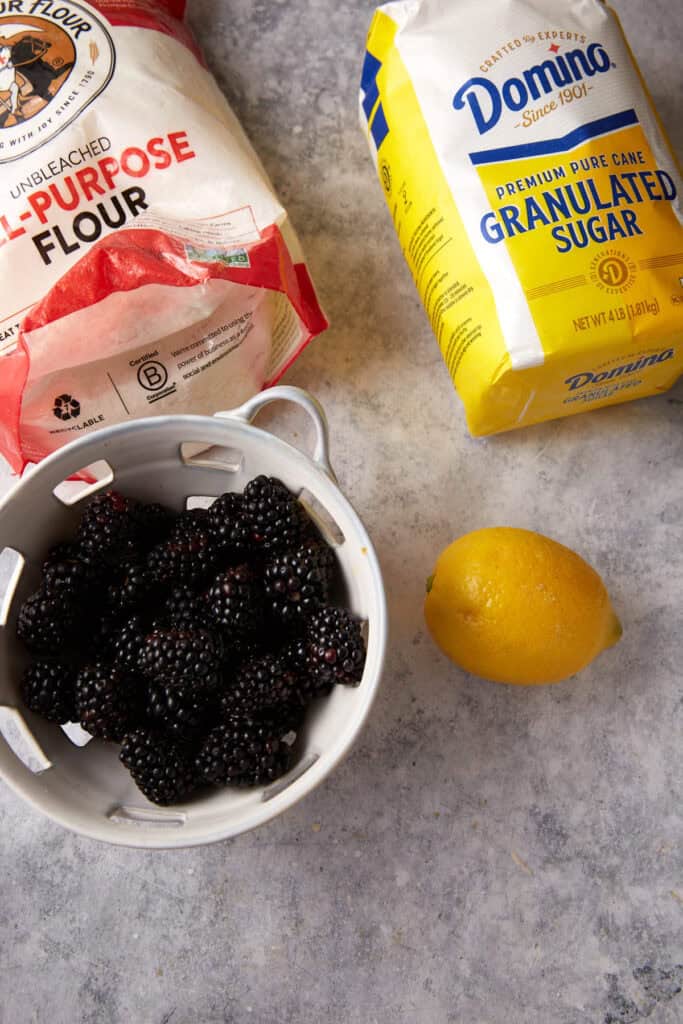 The ingredients for the filling.