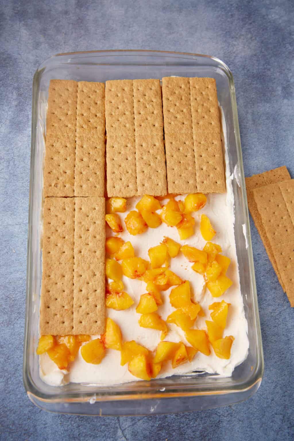 Peach Icebox Cake with Graham Crackers - Easy Southern Desserts