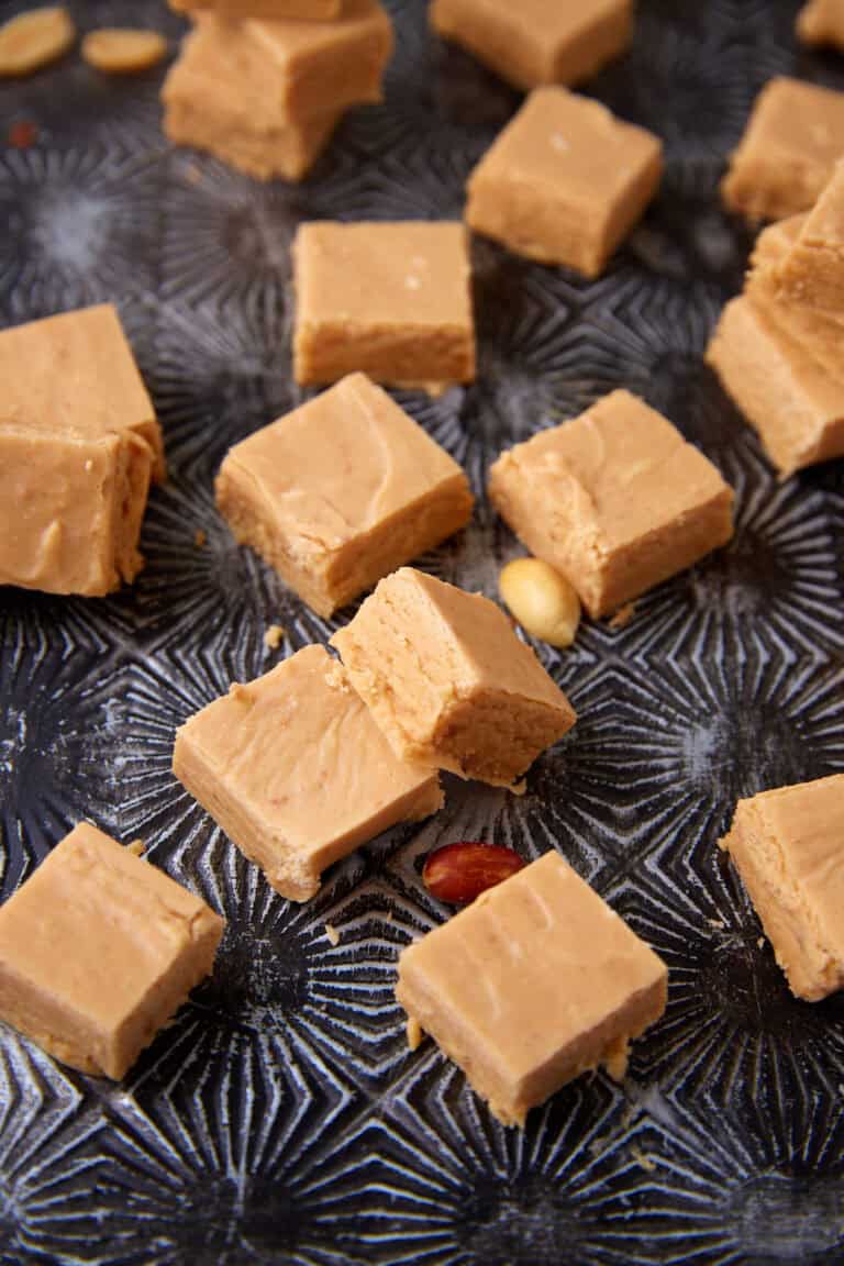 Peanut Butter Fudge (Marshmallow Cream and Evaporated Milk) - Easy ...