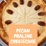 Pecan Praline Cheesecake whole.