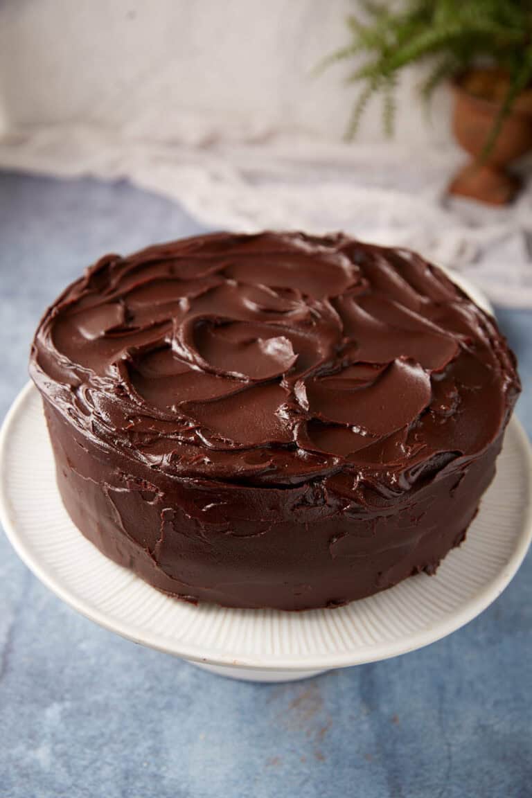 Chocolate Layer Cake with Ganache Frosting - Easy Southern Desserts