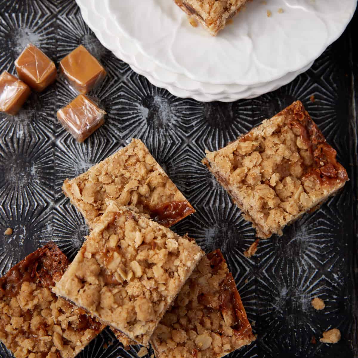 Carmelitas on a tray.