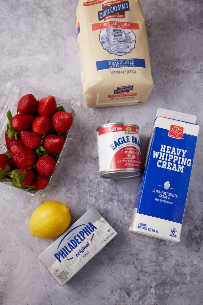 frozen strawberry pie ingredients