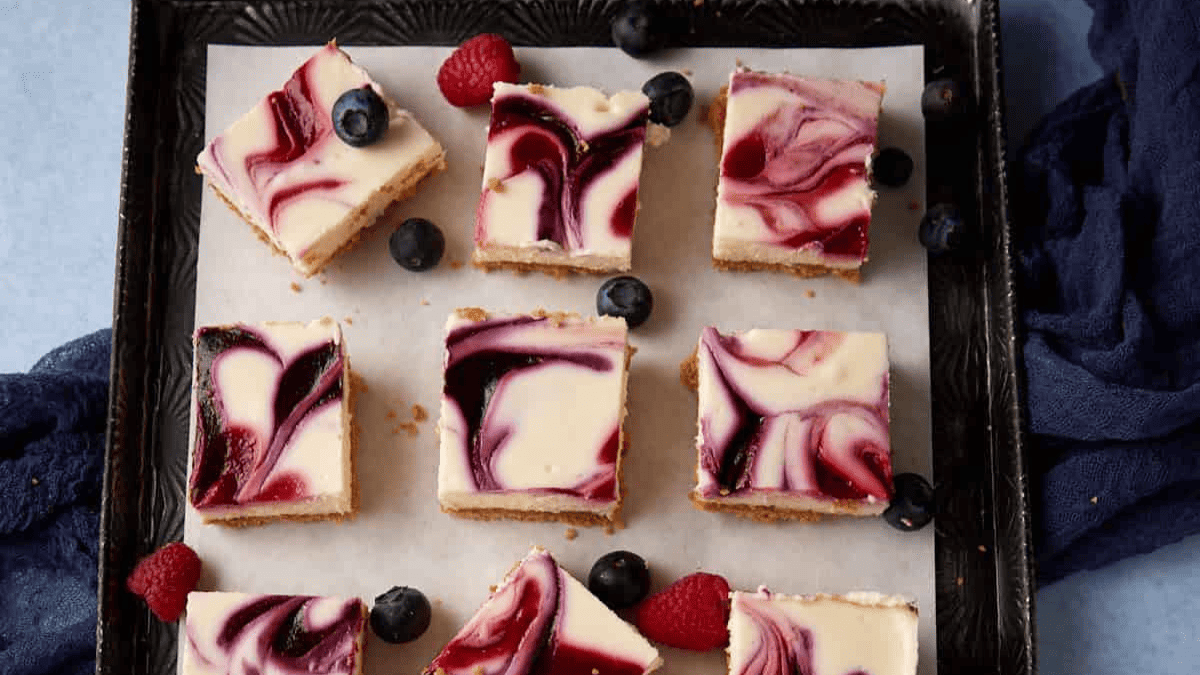 cream cheese squares.
