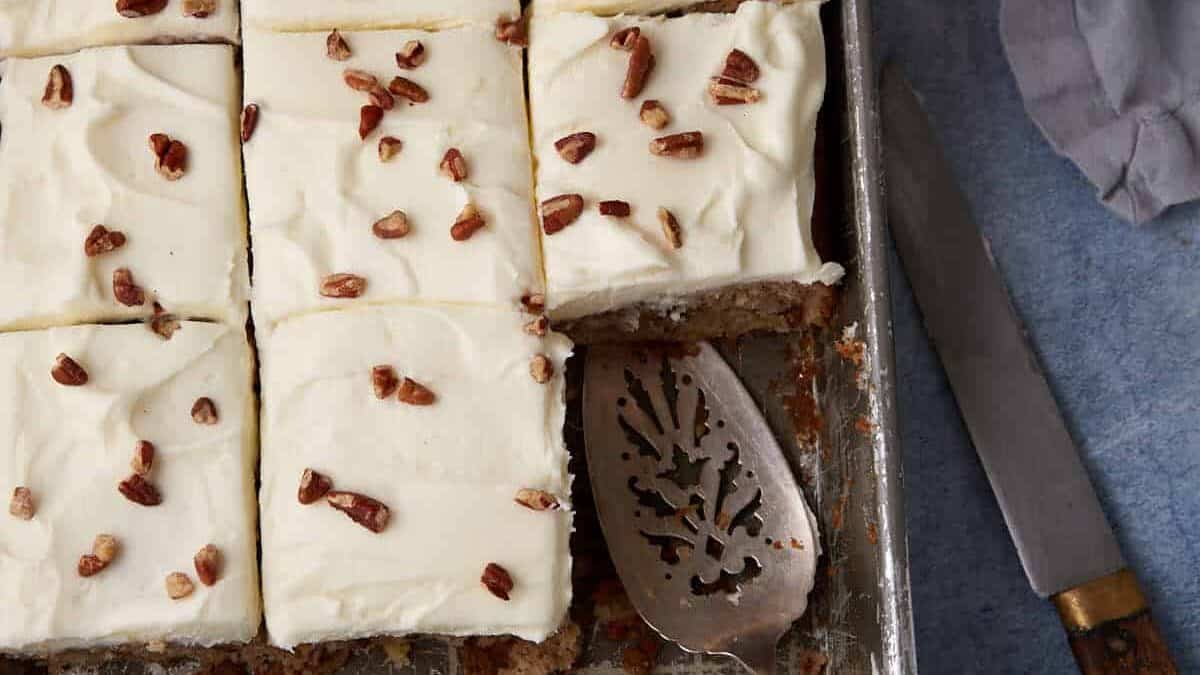 Hummingbird Sheet Cake with Cream Cheese Frosting