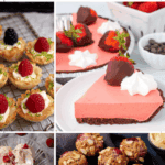 Pinterest collage with text overlay for berry recipes