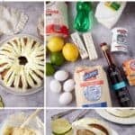 Pinterest collage with text overlay for 7 Up Cake