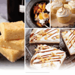 Pinterest collage with text overlay for easy to bake desserts