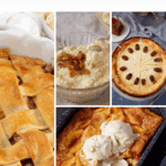 Pinterest collage with text overlay for sweet Southern desserts