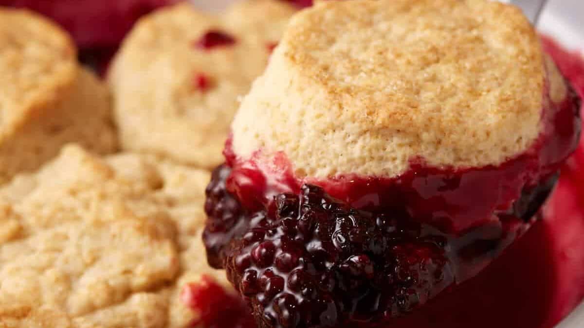 Cast Iron Skillet Blackberry Cobbler