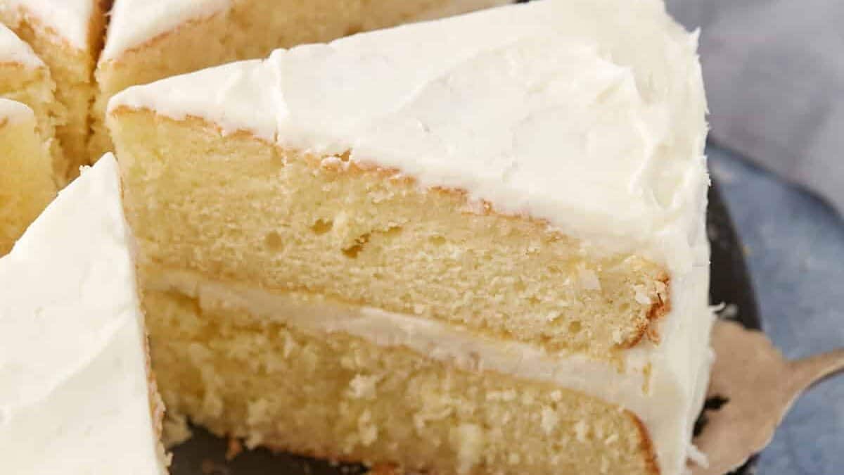 Moist Coconut Layer Cake With Cream Cheese Frosting