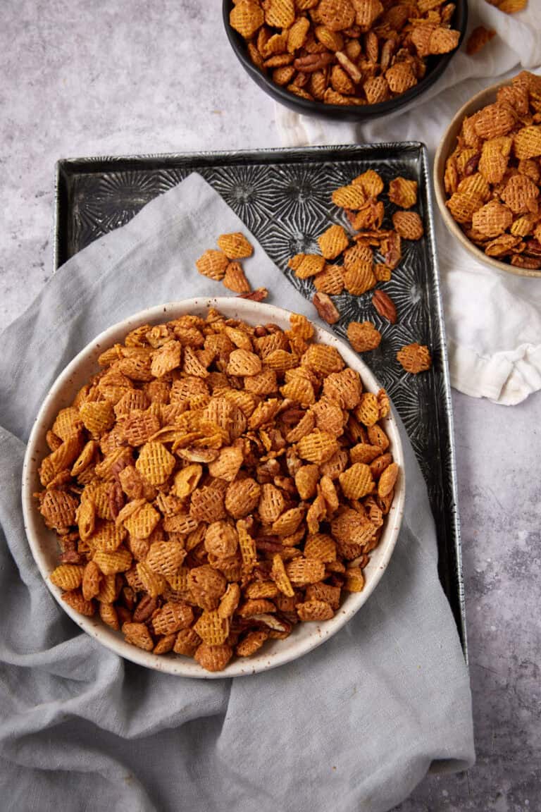 Oven-Baked Caramel Chex Mix in Under 30 Minutes - Easy Southern Desserts