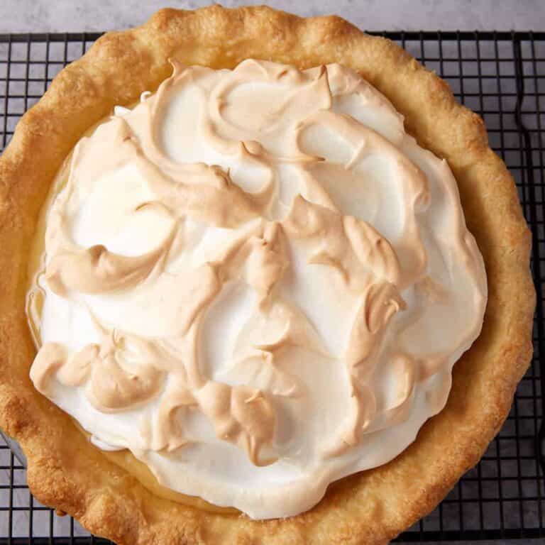 French Meringue for Pies (No Stovetop, Just Egg Whites and Sugar)