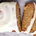 pineapple zucchini bread sliced.